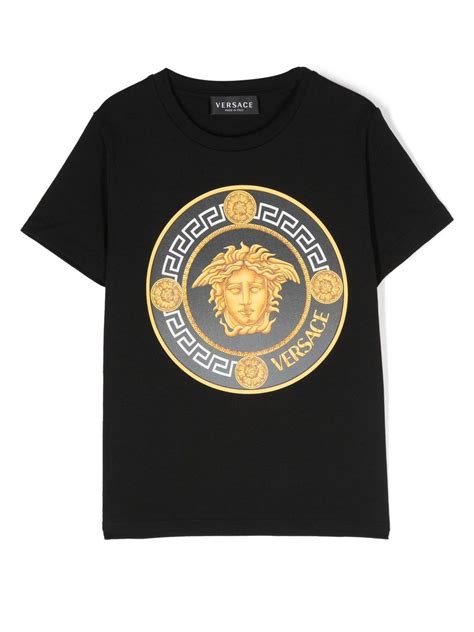 versace baby short sleeved tops|versace kids.